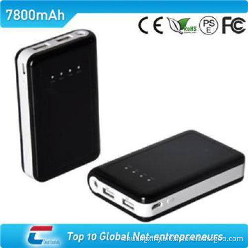 external power bank with LED torch and double USB outputs